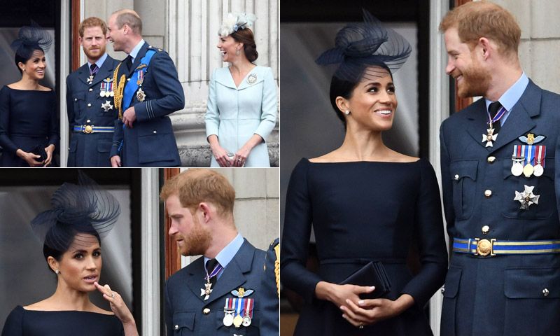 Miradas, explicaciones y bromas... ¡Todos los gestos del último paso de Meghan por el balcón de Buckingham!