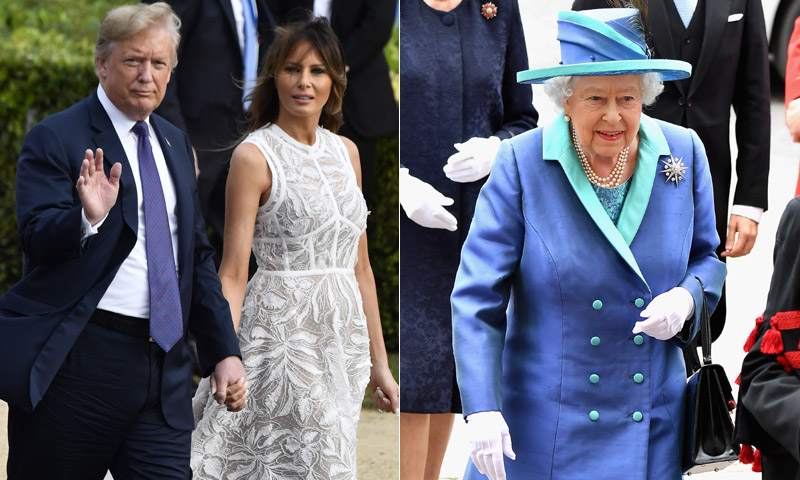 Los antecedentes (más o menos polémicos) que marcan el encuentro de Donald Trump con la Reina de Inglaterra