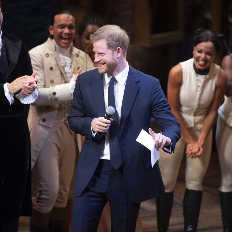 ¿De aquí a Broadway? El príncipe Harry se arranca a cantar en el musical 'Hamilton'