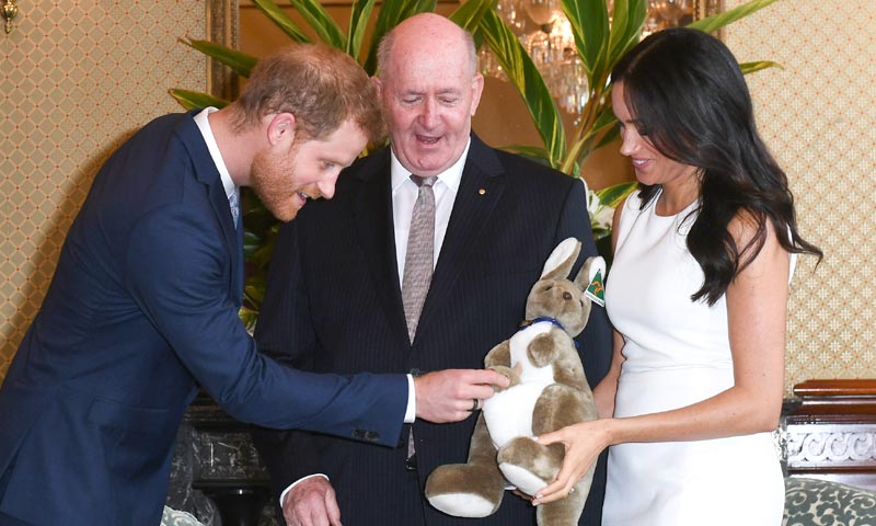 El príncipe Harry y Meghan Markle en Australia