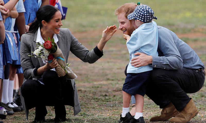 Los Duques de Sussex en Australia