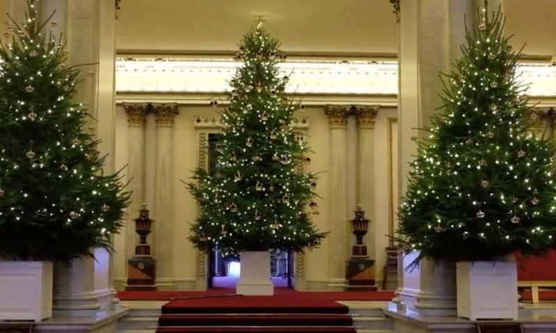 Así han transformado el palacio de Buckingham en un paraíso navideño