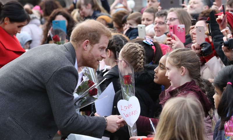 Las bromas del Duque de Sussex en su primera aparición del año junto a Meghan