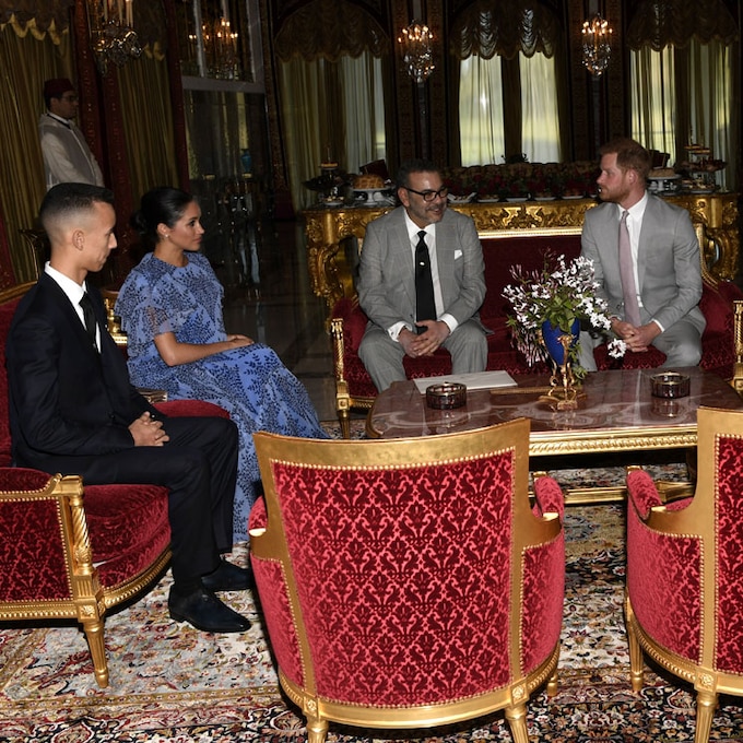 Los duques de Sussex, recibidos de forma inesperada por el Rey de Marruecos y su familia