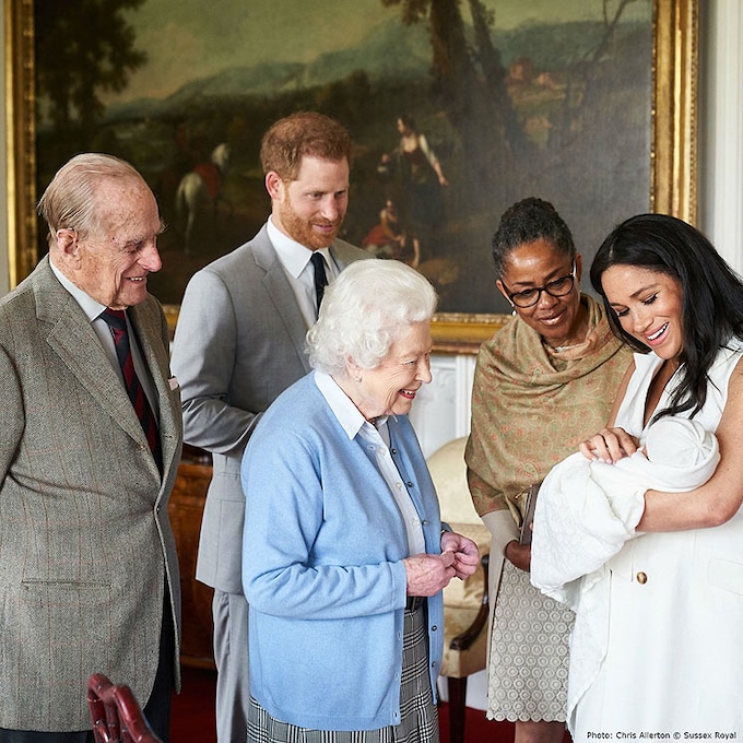 La reina Isabel II ya conoce a su bisnieto, el hijo de príncipe Harry y Meghan Markle