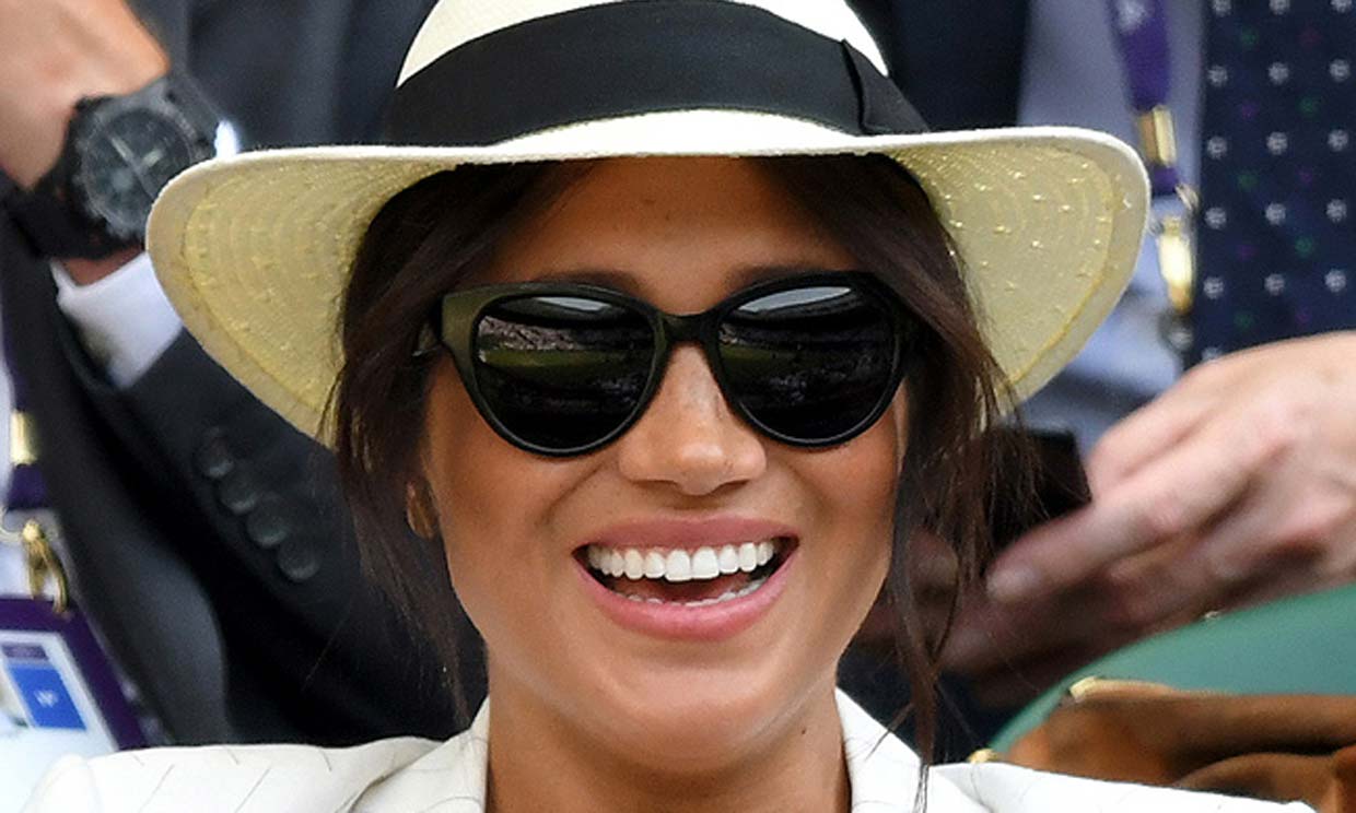 Meghan en el torneo de Wimbledon