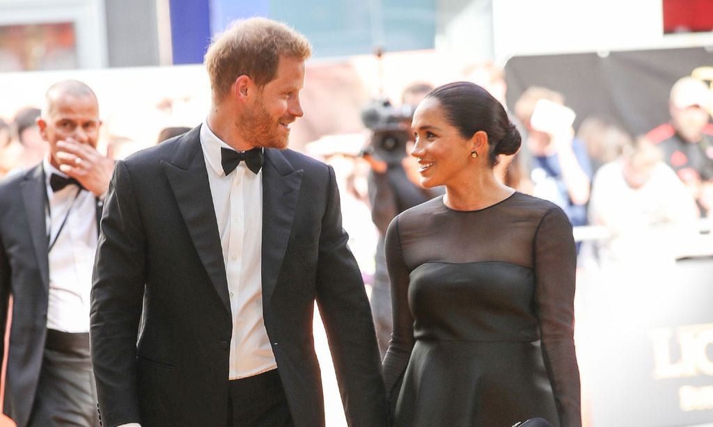 Meghan Markle y el príncipe Harry coinciden con Beyoncé en el estreno de 'El Rey León'