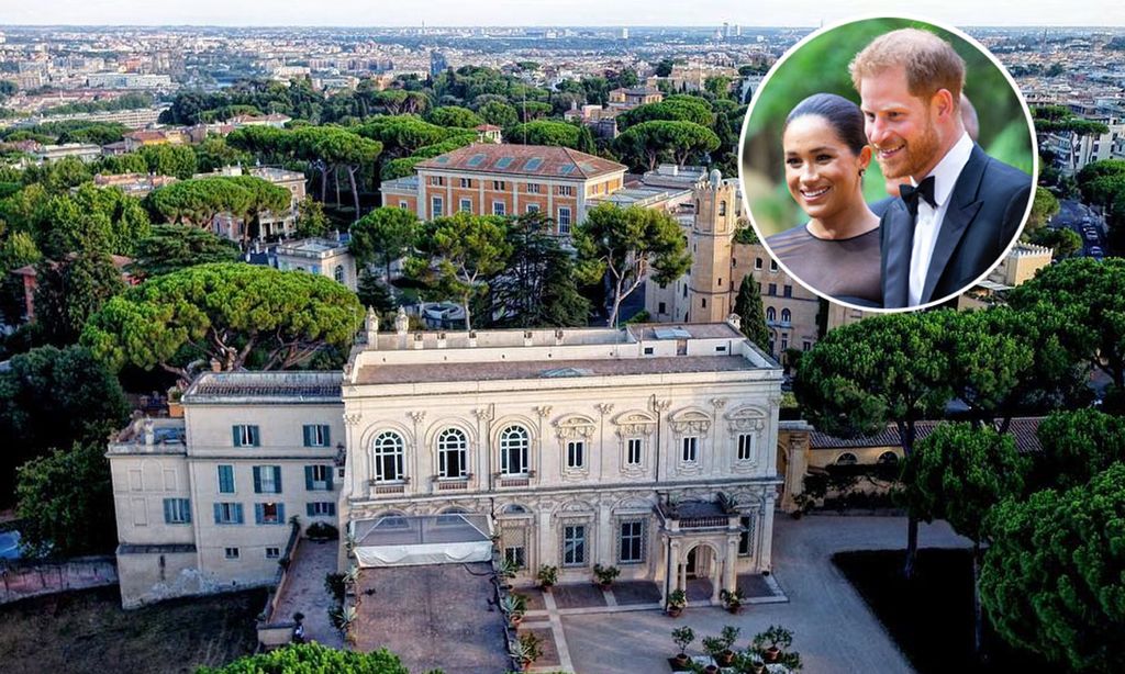 Así es Villa Aurelia, el espectacular escenario de la 'boda romana' a la que acuden el príncipe Harry y Meghan Markle