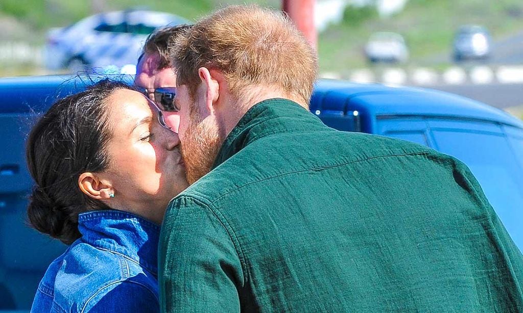 Meghan Markle y el príncipe Harry en Sudáfrica