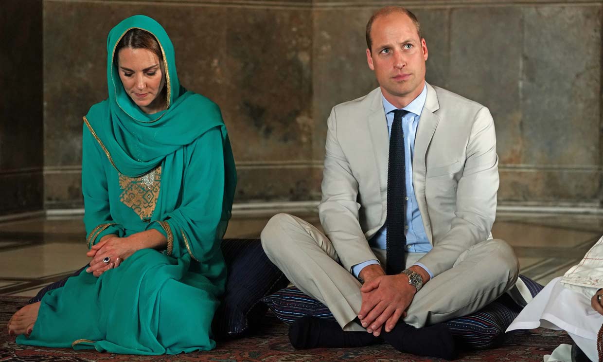 Los duques de Cambridge, como en 'Las mil y una noches' en la recta final de su viaje por Pakistán