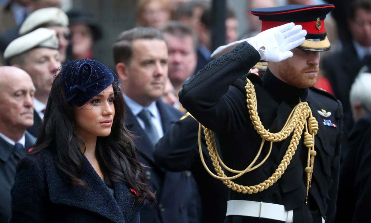 Meghan Markle y el príncipe Harry