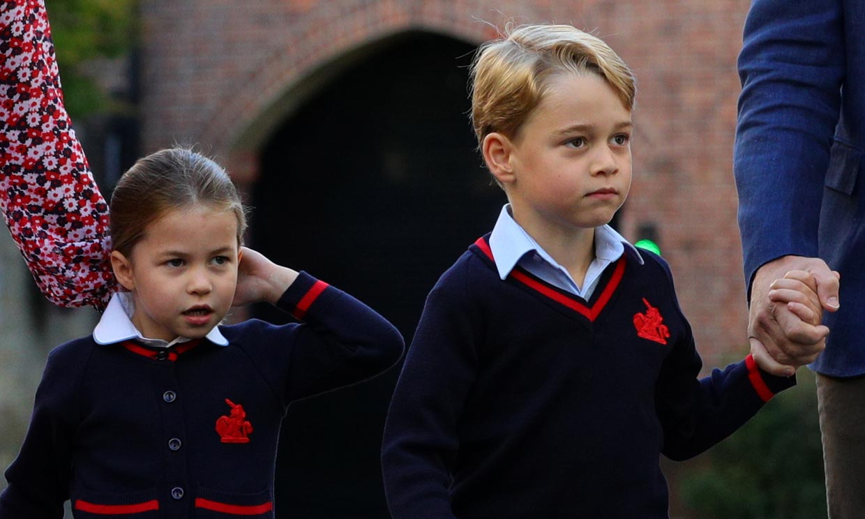 El duque de Cambridge revela la 'rivalidad' entre los príncipes George y Charlotte
