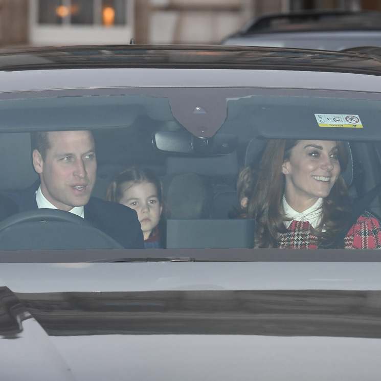 Louis, George y Charlotte, los auténticos protagonistas del almuerzo familiar en el Palacio de Buckingham