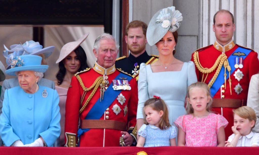 Duques de Sussex, duques de Cambridge, Isabel II, príncipe Carlos