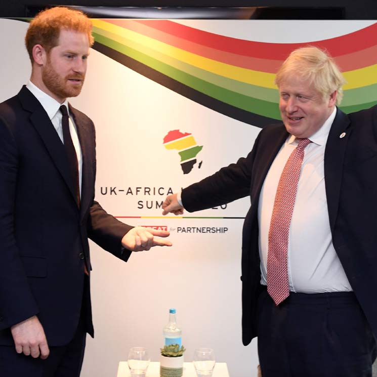 El príncipe Harry se reúne con Boris Johnson en el que puede ser su último acto antes de partir a Canadá