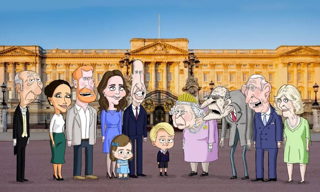 A La Familia Real Britanica Le Crecen Las Series Ahora Es Protagonista De Unos Dibujos Animados