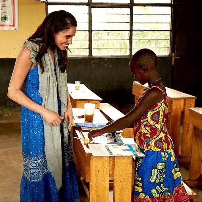 Meghan Markle comparte fotos inéditas de su labor humanitaria, incluso de antes de ser duquesa