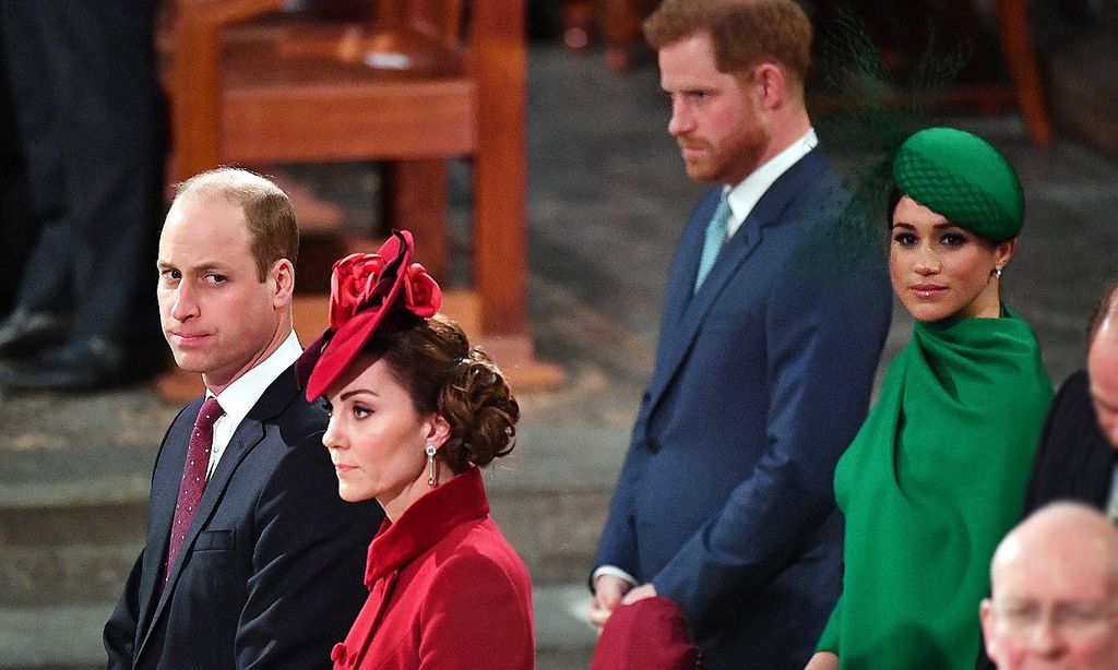 El encuentro que casi no fue: último acto juntos de los duques de Cambridge y los de Sussex