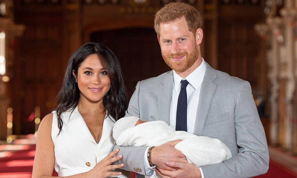 Meghan Markle, príncipe Harry y su hijo Archie
