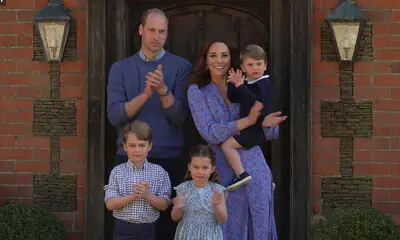 Los duques de Cambridge y sus tres hijos aparecen, por sorpresa, en un programa de televisión
