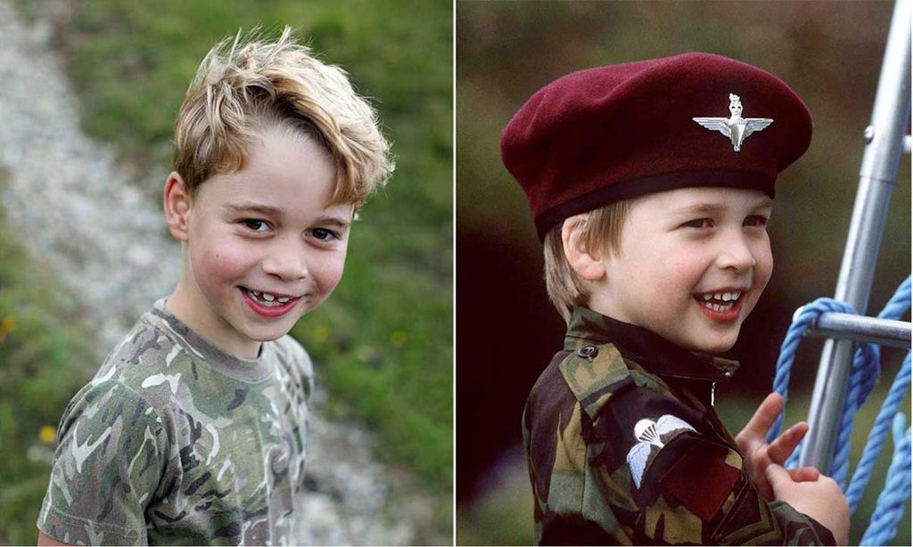 George de Cambridge 'se camufla' entre los recuerdos de la infancia de su padre