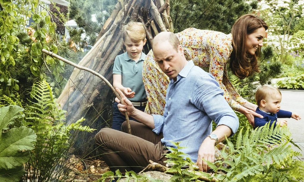 Tras los pasos de Diana, las minivacaciones de cuento de los Cambridge con sus hijos
