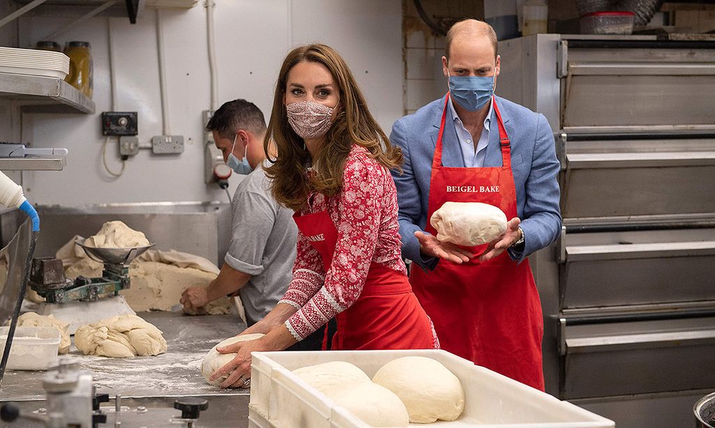 Los Duques de Cambridge en Beigel Bake