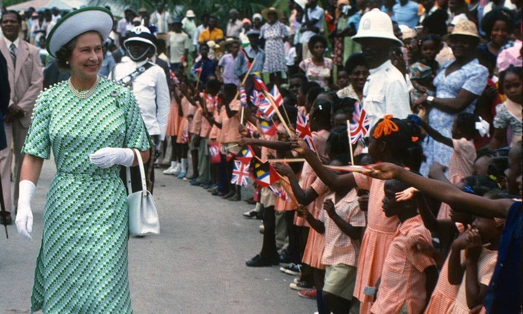 Isabel II en Barbados