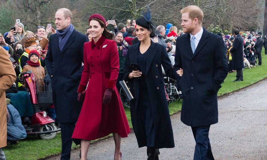 El intercambio de regalos de los duques de Cambridge y los de Sussex por Navidad