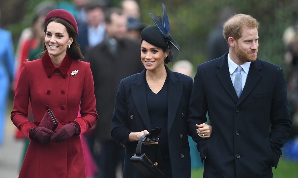 Meghan Markle, príncipe Harry y duquesa de Cambridge