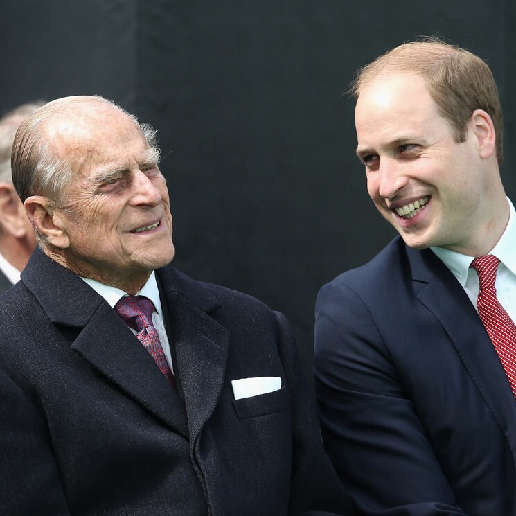 El príncipe Guillermo cuenta cómo se encuentra su abuelo, el duque de Edimburgo