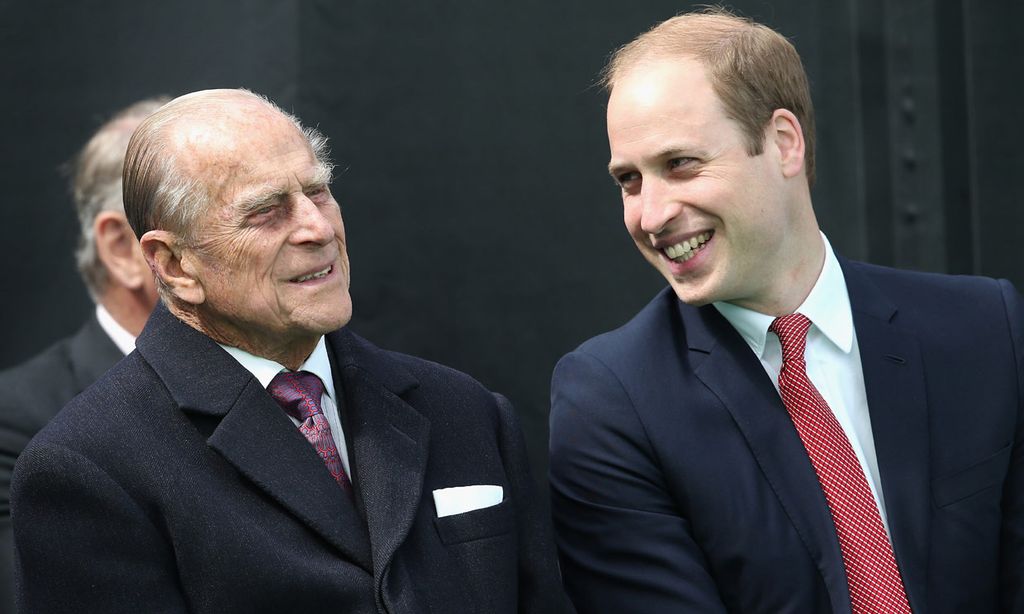 El príncipe Guillermo cuenta cómo se encuentra su abuelo, el duque de Edimburgo