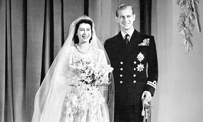Así fue la boda de la princesa Isabel y Felipe Mountbatten