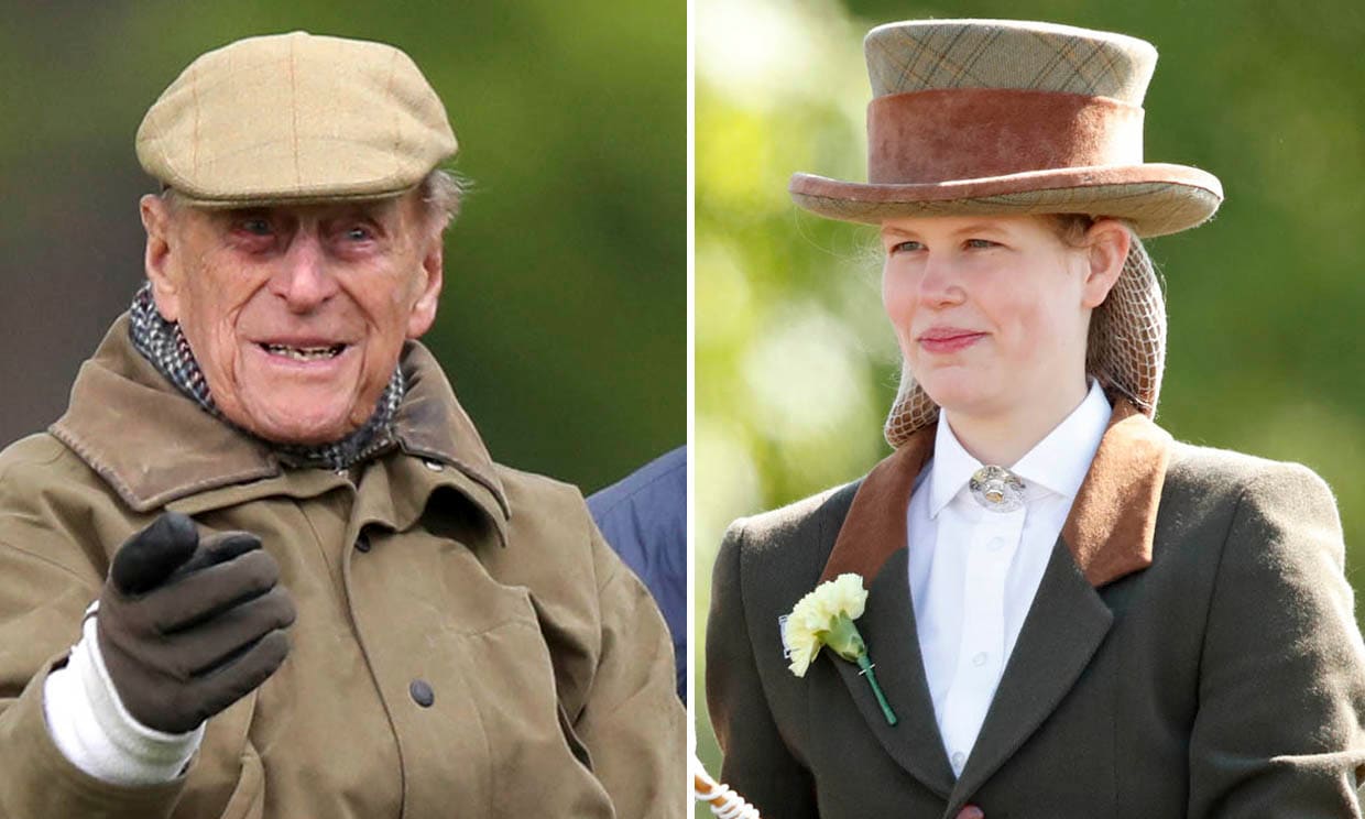 La curiosa afición que el duque de Edimburgo compartía con su nieta, Lady Louise Windsor