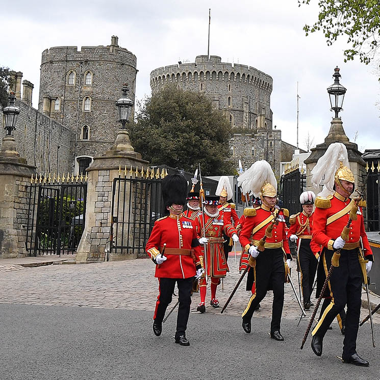 Ensayos y máxima expectación en Windsor ante el funeral del duque de Edimburgo 