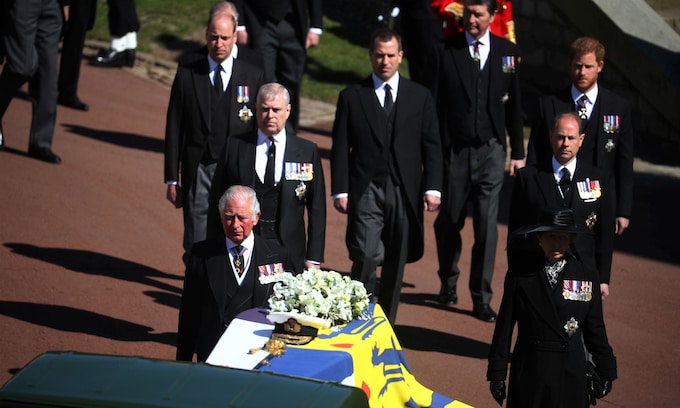 Así ha sido la marcha procesional del funeral de Felipe de Edimburgo