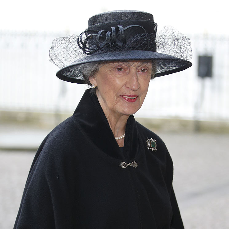 Conoce a Lady Susan Hussey, la dama que acompañó a la Reina durante el funeral del Duque