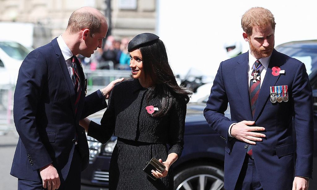 Duque de Cambridge con los de Sussex