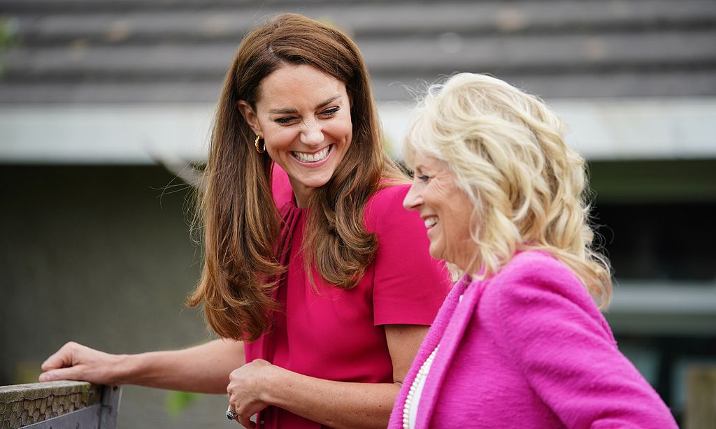 La duquesa de Cambridge ejerce de 'primera dama' junto a Jill Biden y desvela si ya conoce a Lilibet