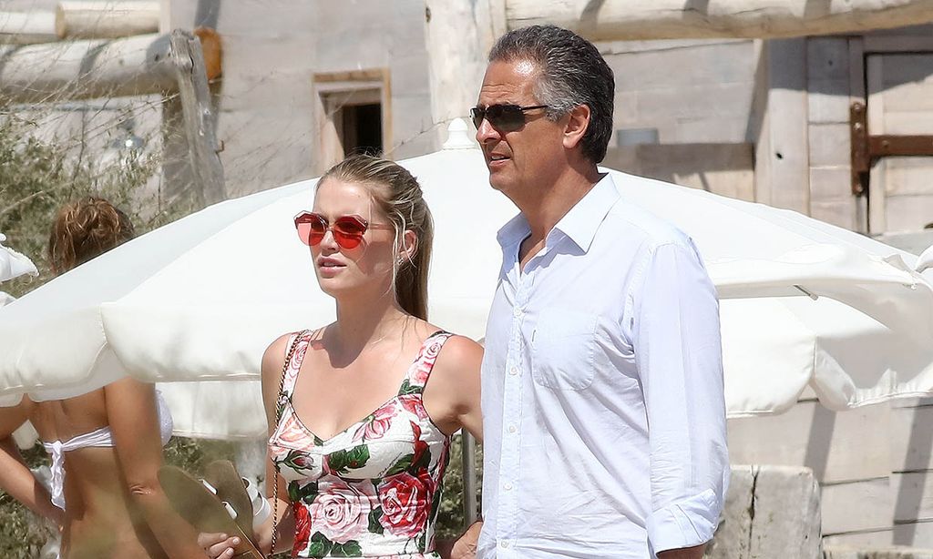 Lady Kitty Spencer y Michael Lewis