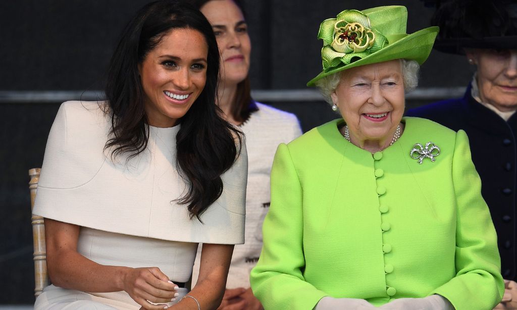 De la clase magistral a la 'marcha triunfal', las imágenes que eligen los Windsor para felicitar a Meghan