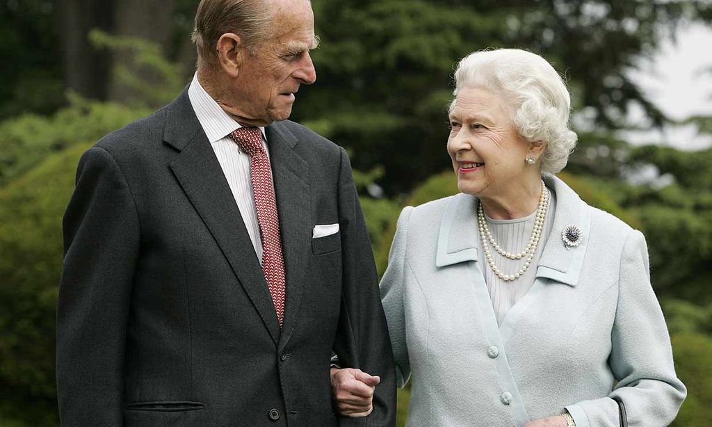 Felipe de Edimburgo y la reina Isabel II