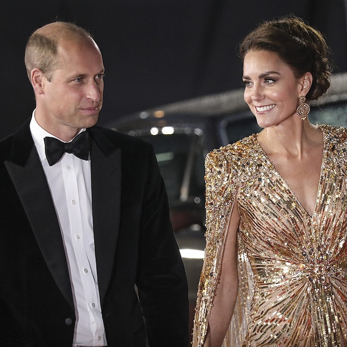 ¡Como estrellas de Hollywood! Los duques de Cambridge acuden al estreno de James Bond en Londres
