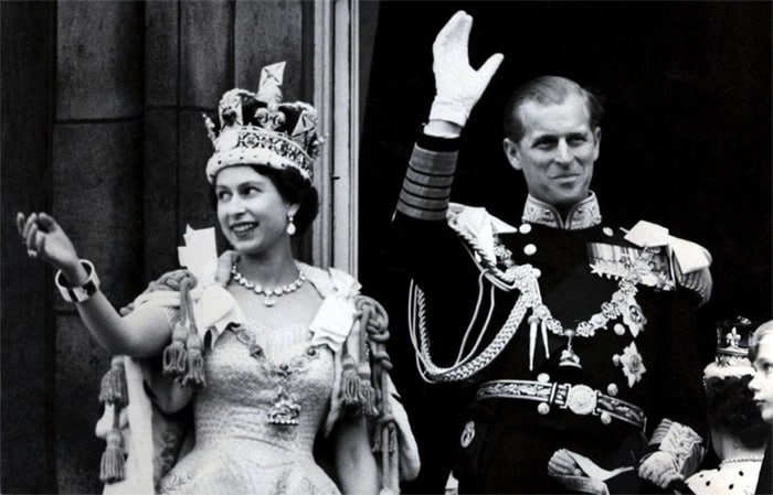 Isabel II y el duque de Edimburgo