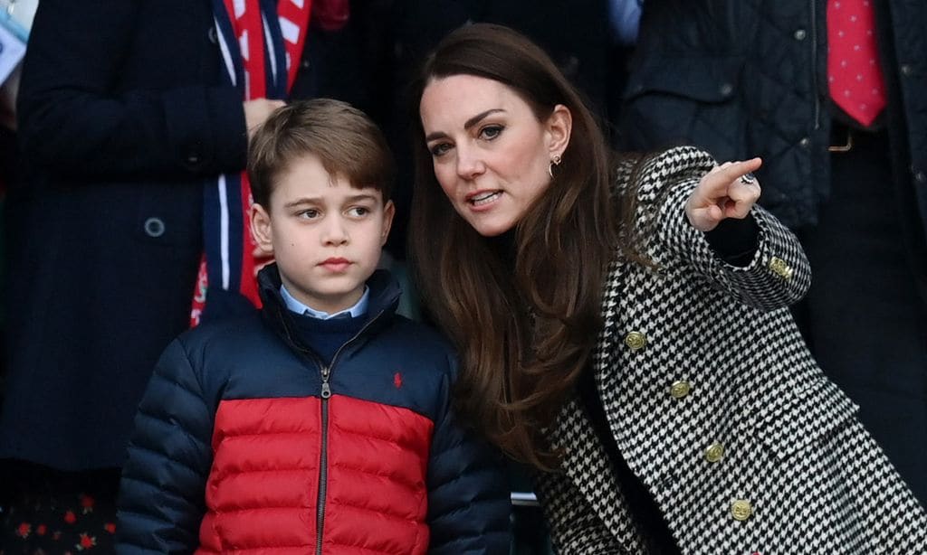 ¿De qué hablaron la duquesa de Cambridge y su hijo George en el rugby? Descubrimos su divertida charla