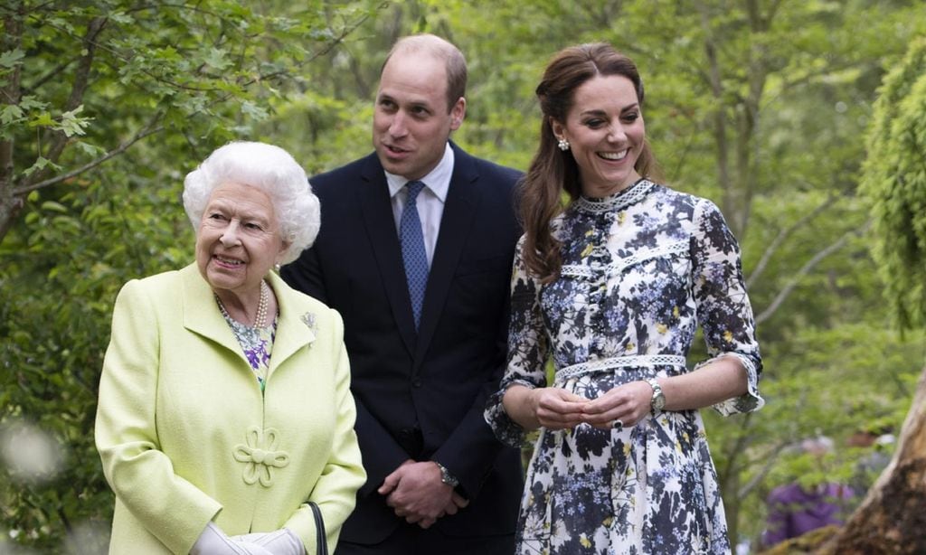 Isabel II se encuentra con los duques de Cambridge y la princesa Beatriz una semana después de su positivo en coronavirus