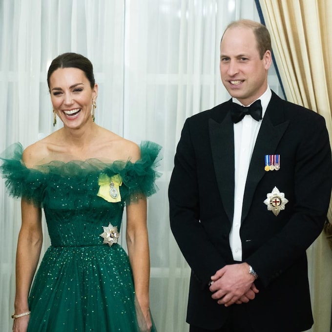 Las fabulosas joyas de la reina Isabel II que lució Kate en la cena de gala con el gobierno jamaicano