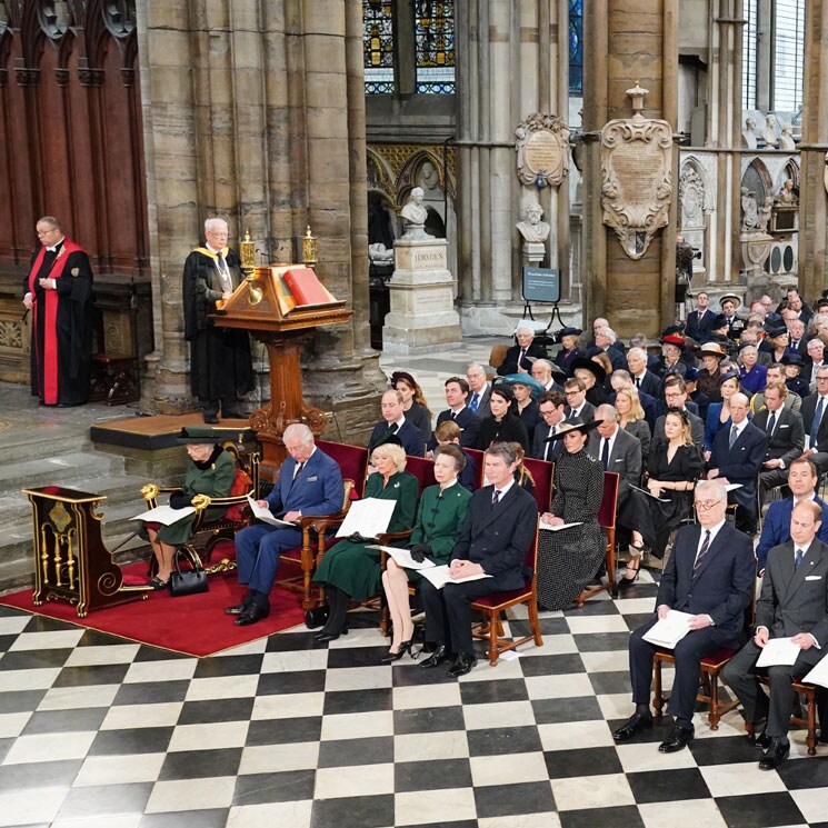 El multitudinario homenaje de Isabel II y la Familia Real británica al duque de Edimburgo que la pandemia ha retrasado un año 