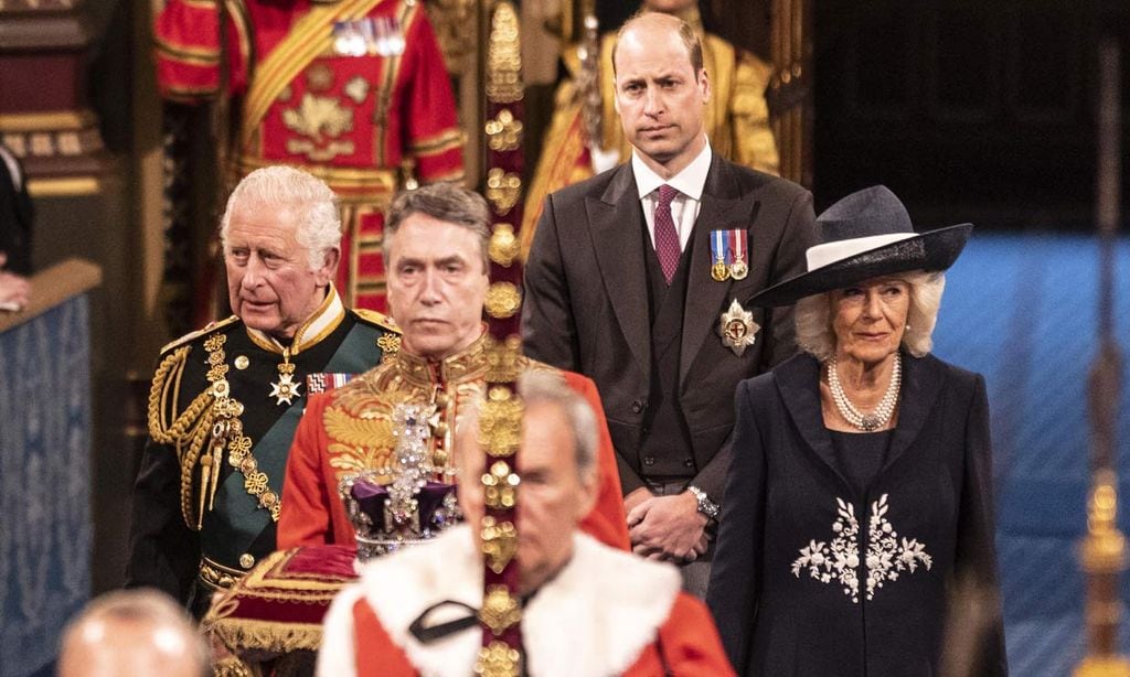 Camilla de Cornualles y el príncipe Guillermo, los otros protagonistas en la apertura del Parlament