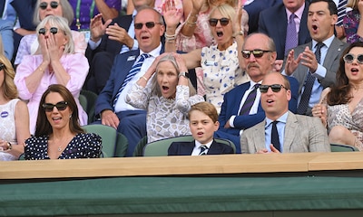 Así sufre y se entusiasma George de Cambridge, por primera vez en Wimbledon, viviendo la frenética final